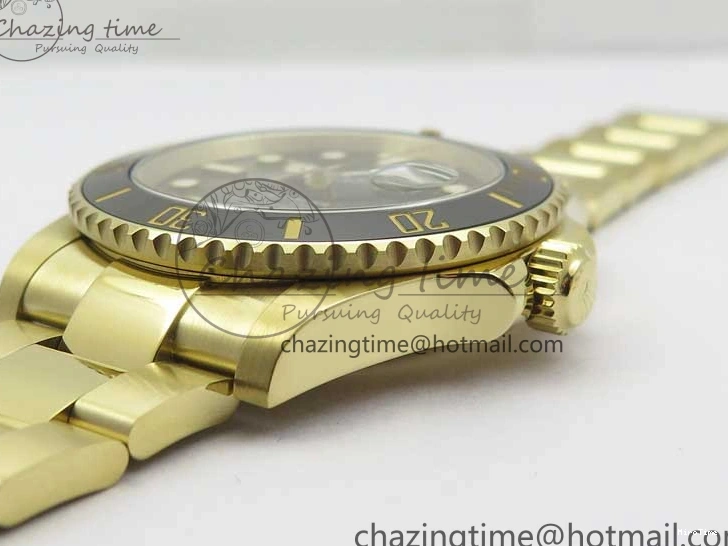 MiroTime 0113 Submariner 41mm 126613 LN YG BP Maker Best Edition Black Dial on YG Bracelet OnTrend 2573